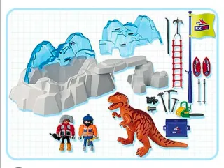 Playmobil 3170 Dinosaurio y Exploradores