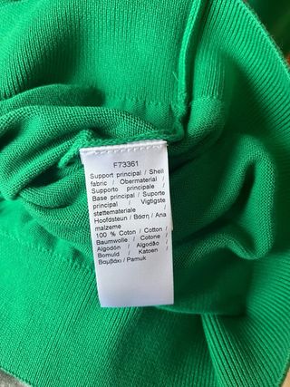 Jersey Lacoste verde talla S - nuevo con etiqueta