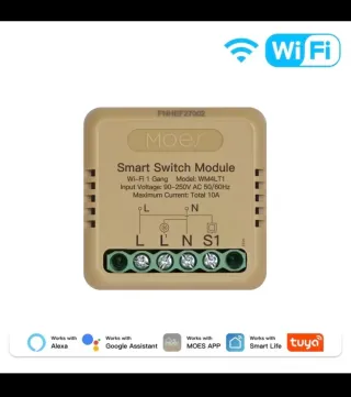 Módulo Interruptor Inteligente Wi-Fi MOES