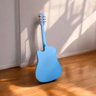 Guitarra Acústica Azul 38 + Accesorios