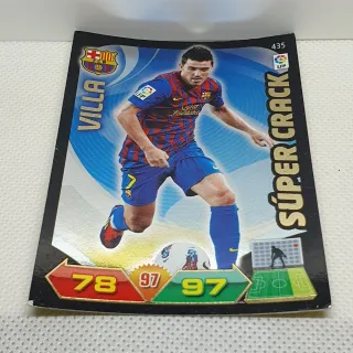 ⚽️ CROMO DE FUTBOL VILLA SUPERCRACK ADRENALYN 2011