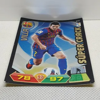⚽️ CROMO DE FUTBOL VILLA SUPERCRACK ADRENALYN 2011