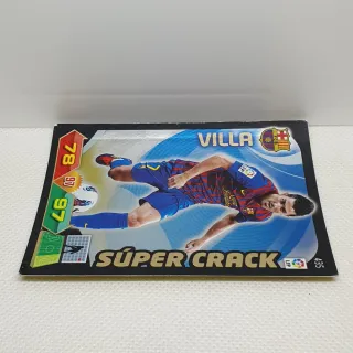 ⚽️ CROMO DE FUTBOL VILLA SUPERCRACK ADRENALYN 2011