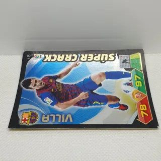 ⚽️ CROMO DE FUTBOL VILLA SUPERCRACK ADRENALYN 2011