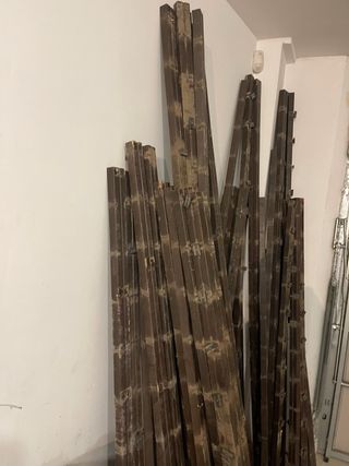 Lamas y travesaños composite exterior