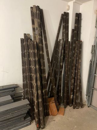 Lamas y travesaños composite exterior