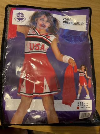 Disfraz Zombie Cheerleader Niña