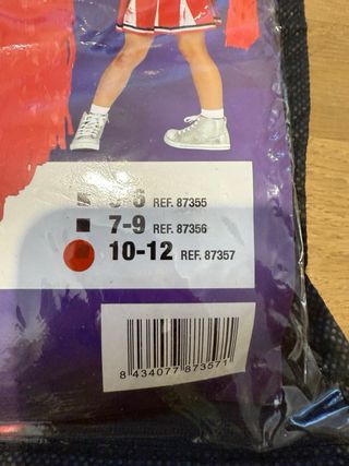 Disfraz Zombie Cheerleader Niña