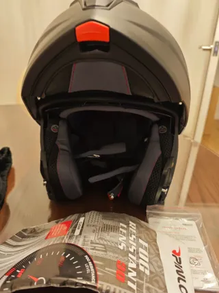 Casco Modular Garibaldi Negro Mate