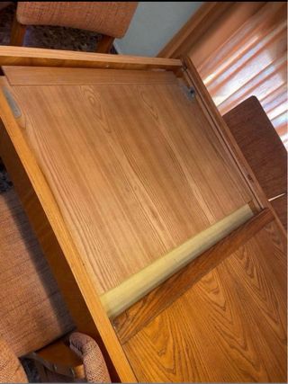 Mueble Comedor Madera y Cristal