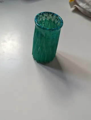 Jarrón decorativo verde