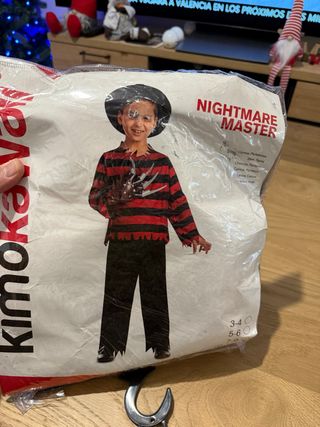 Disfraz Freddy Krueger Talla 10-12