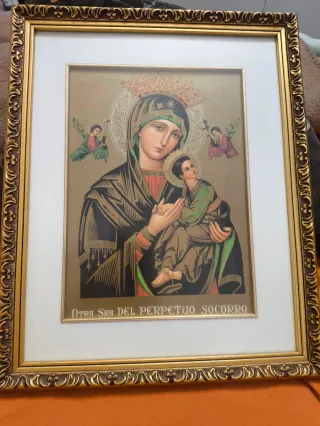 Cuadro Virgen del Perpetuo Socorro Vintage