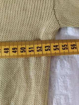 Maglione donna cotone giallo senape XL