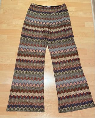 Pantalones Mango estampados