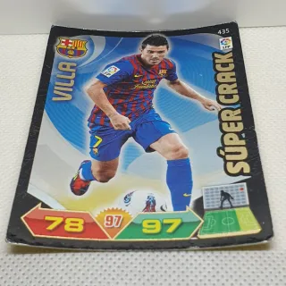⚽️ CROMO DE FUTBOL VILLA SUPERCRACK ADRENALYN 2011