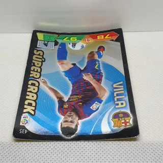 ⚽️ CROMO DE FUTBOL VILLA SUPERCRACK ADRENALYN 2011