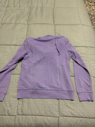 Felpa lilla con cappuccio