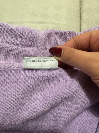 Felpa lilla con cappuccio