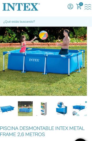 Piscina Desmontable Intex 260x160x65 cm