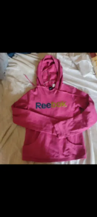 Felpa Reebok rosa donna taglia XS