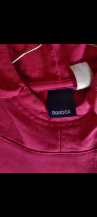 Felpa Reebok rosa donna taglia XS