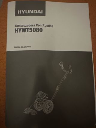 Desbrozadora con ruedas Hyundai