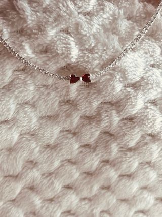 Pulsera Plata Ley 925 con Lazo Rojo