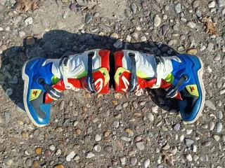 Botas Alpinestar Motocross Vermelhas e Azuis