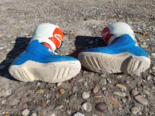 Botas Alpinestar Motocross Vermelhas e Azuis