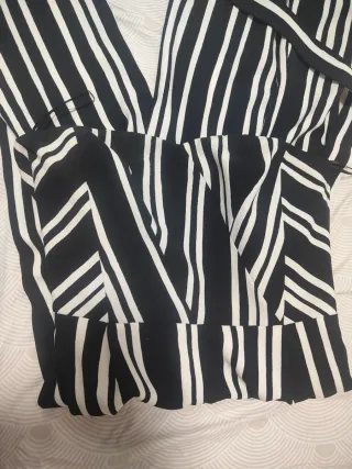 Mono rayas blanco y negro