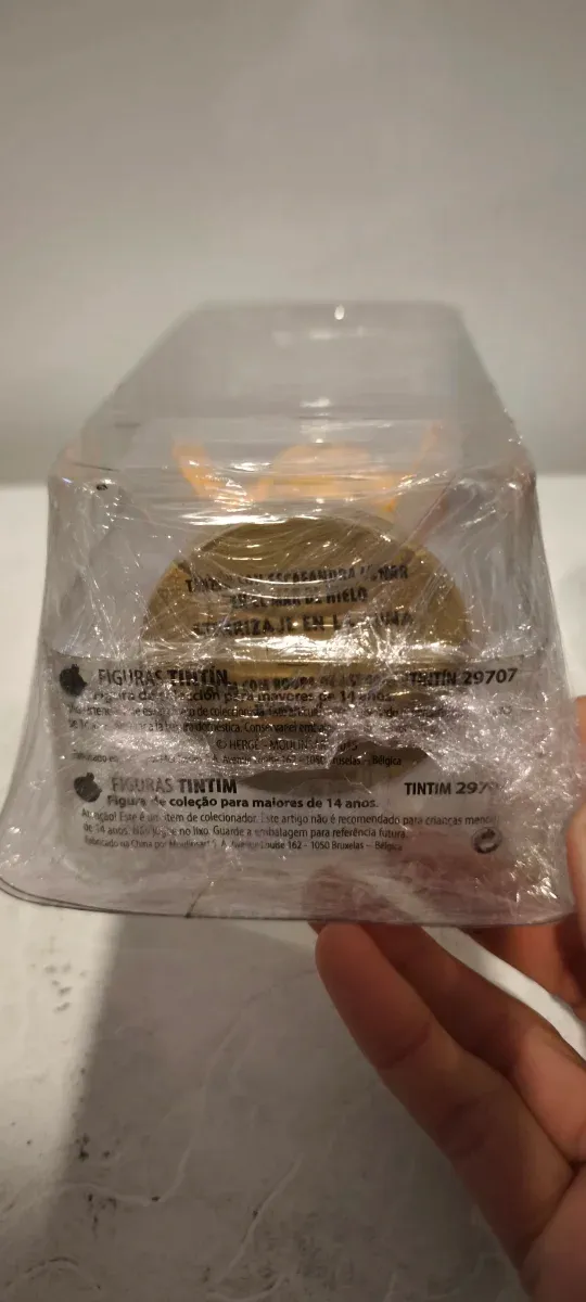 Figura Tintín Traje Espacial Amarillo