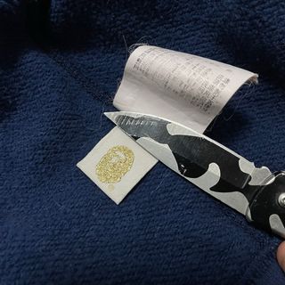 BAPE Shark Hoodie Camo Blue