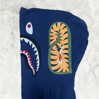 BAPE Shark Hoodie Camo Blue