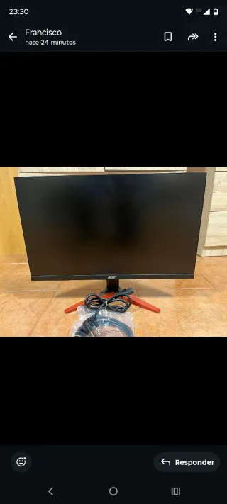 Monitor Gaming Acer 23.8" Tiene menos de un año