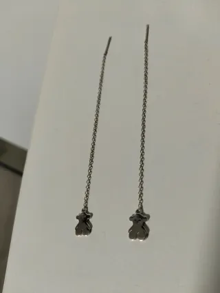Pendientes Tous Oso Plata