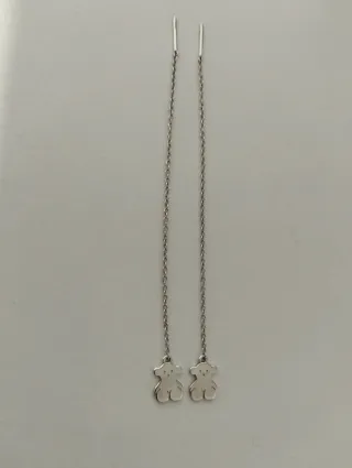 Pendientes Tous Oso Plata