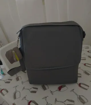 Bolso de carro para bebé gris