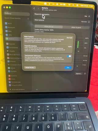 MacBook Air M2 13,6 2022 Mezzanotte