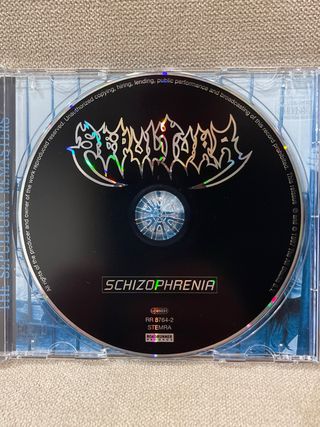 CD de Sepultura “Schizophrenia”