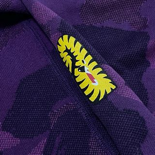 Bape Shark Hoodie Purple Camo
