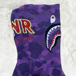 Bape Shark Hoodie Purple Camo