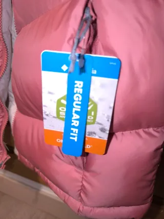 Cazadora Columbia Mujer Blanca y Rosa