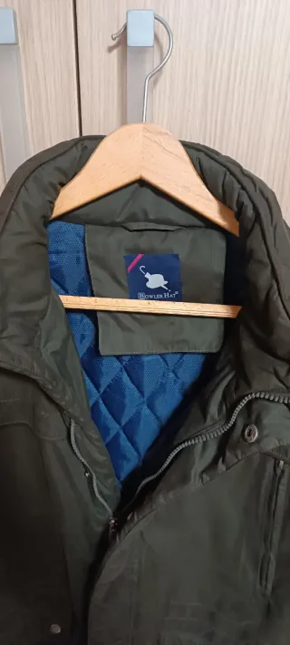 Parka Bowlerhat hombre marrón/verde talla L