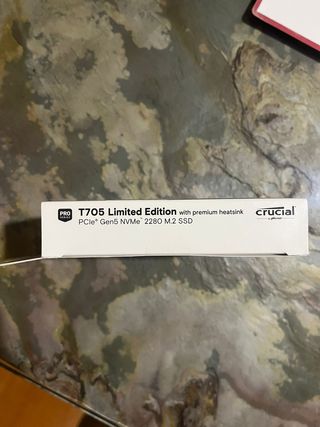 Crucial T705 SSD 2TB PCIe Gen5 NVMe M.2