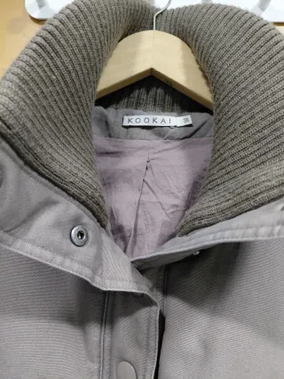 Chaquetón Kookai marrón talla 38