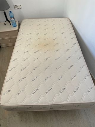 Cama 105 cm Somier y colchon
