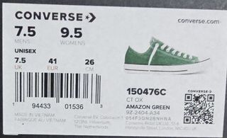 Zapatillas Converse Verdes Talla 41