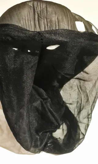 Máscara de Demonio Terror Negro y Blanco