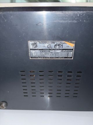 Grabadora de carrete a carrete